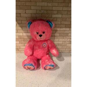 Build a Bear Hot Pink Donut Bear ~ with sound -B16